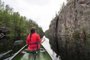 Canoeing in Hossa